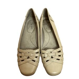 Life‎ Stride Soft Diverse Women’s Canvas Flats Shoes Loafers Taupe Beige Tan 10N